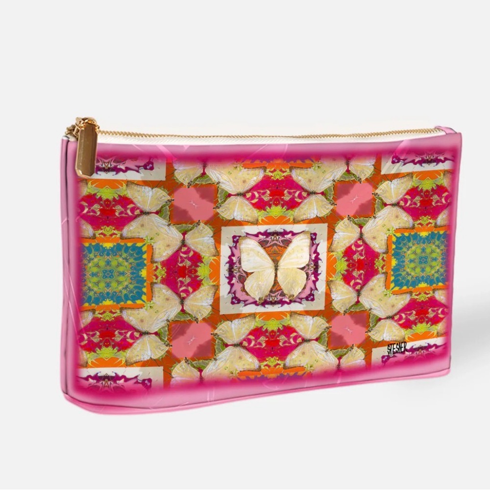 NWT David Stesner Art House Kaleido Sorbet Makeup Bag